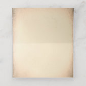 ゴシック様式のスケルトンのカップル名 プレイスカード (内部開封)