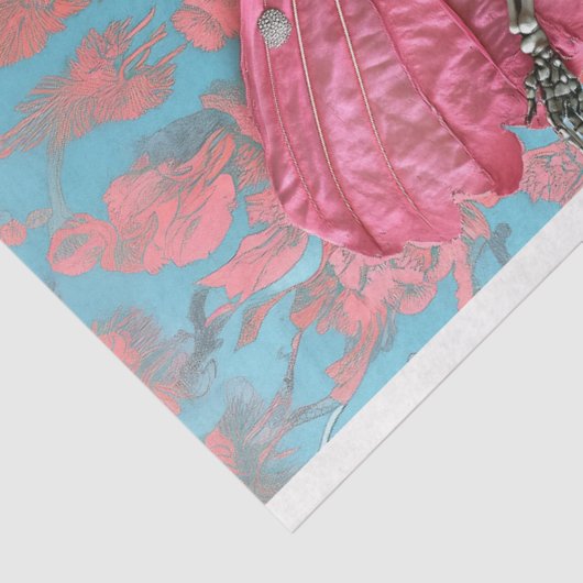 ゴシック様式のスケルトンマーメイドスカルデコページ 薄葉紙 (詳細)