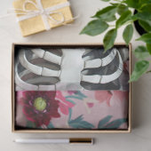 ゴシック様式のスケルトンレイヴンハロウィーンハットデコップ 薄葉紙 (ギフト)