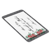 ゴシック様式のスケルトン手バラ結婚式日付を保存 マグネット (右側)