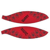 ゴシック様式のスタイルの血の赤いダリア – Gothic queen バスケットボール (パネル)