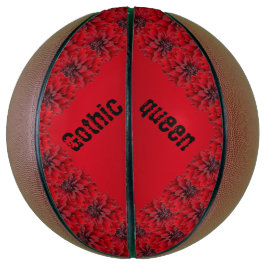 ゴシック様式のスタイルの血の赤いダリア – Gothic queen バスケットボール