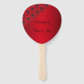 ゴシック様式のスタイル扇風機 ハンドファン (正面)