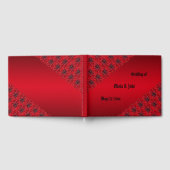 ゴシック様式のスタイル結婚の ゲストブック (全面)