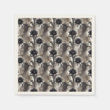 ゴシック様式のスタイル黒花