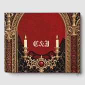 ゴシック様式のスタイル。 ゲストブック (裏面)