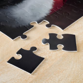 ゴシック様式のダークサンタクロース代替クリスマス ジグソーパズル (側面)