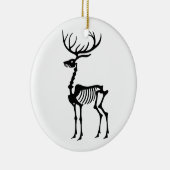 ゴシック様式のトナカイの骨格 セラミックオーナメント (右)