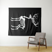 ゴシック様式のトナカイの骨格 タペストリー (インサイチュ(横))