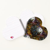 ゴシック様式のトリックオアトリートスパイダーウェブリート ノートブック (内部)