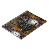 ゴシック様式のトリックオアトリートスパイダーウェブリート ノートブック (左側)