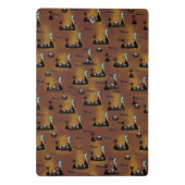 ゴシック様式のトリックオアトリートスパイダーウェブリート ミニクリップボード (裏面)