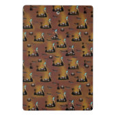 ゴシック様式のトリックオアトリートスパイダーウェブリート ミニクリップボード (裏面)