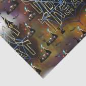 ゴシック様式のトリックオアトリートスパイダーウェブリート 薄葉紙 (詳細)