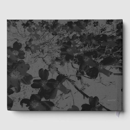 ゴシック様式のトリプル結婚ムーンフローラのハンスト ゲストブック (裏面)