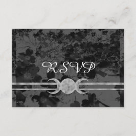 ゴシック様式のトリプル結婚ムーンフローラのハンスト 出欠カード