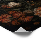 ゴシック様式のハレとムーンアートプリントポスター ポスター (角)