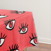 ゴシック様式のハロウィーンアート – 黒い手不気味の目 テーブルクロス (インサイチュ)