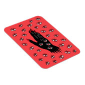 ゴシック様式のハロウィーンアート – 黒い手不気味の目 マグネット (右側)