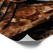 ゴシック様式のハロウィーンウィングスケルトン ポスター (角)