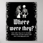 ゴシック様式のハロウィーンブライダルシャワーどこにいた ポスター (正面)