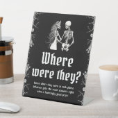 ゴシック様式のハロウィーンブライダルシャワーどこにいた 台座サイン (インサイチュ)