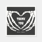 ゴシック様式のハロウィーンベイビーシャワー スタンダードカクテルナプキン (正面)