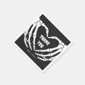 ゴシック様式のハロウィーンベイビーシャワー スタンダードカクテルナプキン (角)