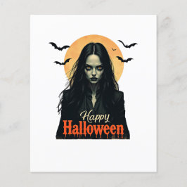 ゴシック様式のハロウィーン魔女