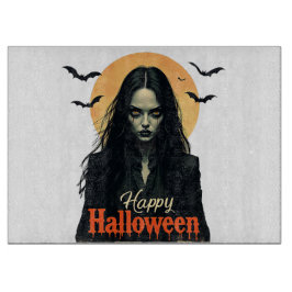 ゴシック様式のハロウィーン魔女 カッティングボード