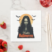 ゴシック様式のハロウィーン魔女 スタンダードランチョンナプキン (インサイチュ)