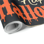 ゴシック様式のハロウィーン魔女 ラッピングペーパー (ロールコーナー)