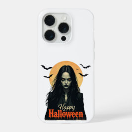 ゴシック様式のハロウィーン魔女 iPhone 15 PROケース