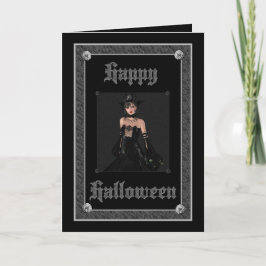 ゴシック様式のハロウィーン カード