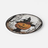 ゴシック様式のハロウィーン ペーパープレート (アングル)