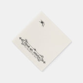 ゴシック様式のハロウィーン | 魔女を飲む スタンダードカクテルナプキン (角)