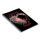 ゴシック様式のハートブレイクとバラ ノートブック (右側)