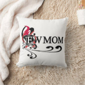 ゴシック様式のハート新しいママTシャツとギフト クッション (ブランケット)