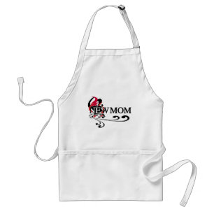 ゴシック様式のハート新しいママTシャツとギフト スタンダードエプロン