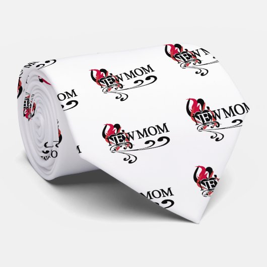 ゴシック様式のハート新しいママTシャツとギフト ネクタイ (ロール)