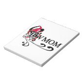 ゴシック様式のハート新しいママTシャツとギフト ノートパッド (回転)