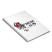 ゴシック様式のハート新しいママTシャツとギフト ノートブック (右側)