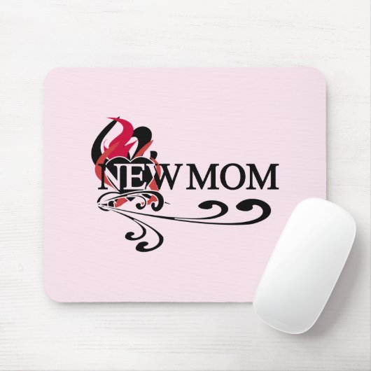 ゴシック様式のハート新しいママTシャツとギフト マウスパッド (マウス)