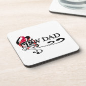 ゴシック様式のハート新築Tシャツとギフト コースター (左側)