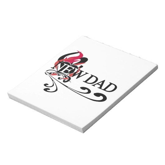 ゴシック様式のハート新築Tシャツとギフト ノートパッド (回転)