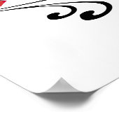 ゴシック様式のハート新築Tシャツとギフト ポスター (角)