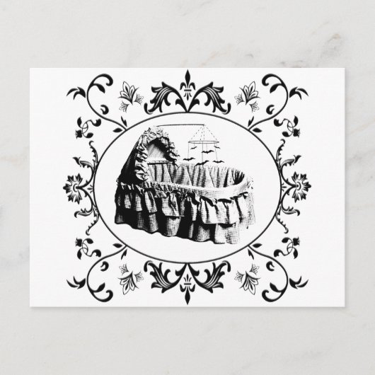 ゴシック様式のバティ・バシネット ポストカード (正面)