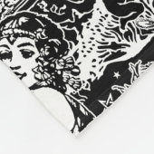 ゴシック様式のバプホメットのダーク・アーツ・オルタナティブ フリースブランケット (角)