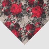 ゴシック様式のバラタイルパーティー 薄葉紙 (詳細)