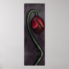 ゴシック様式のバラ幽霊のよく出るハウスアート ポスター